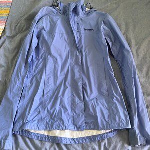 Womens Marmot Rain Jacket Blue